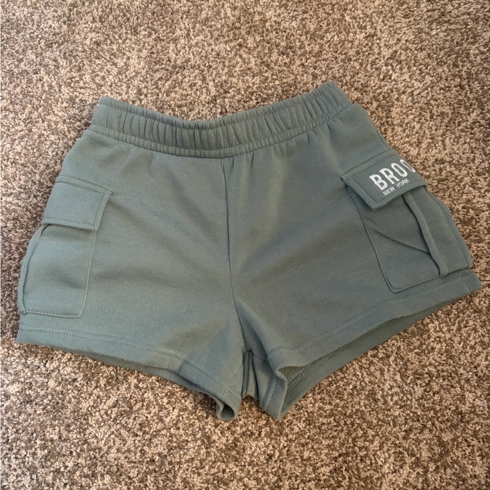 Target Women's Olive Cargo Pocket Athletic Shorts